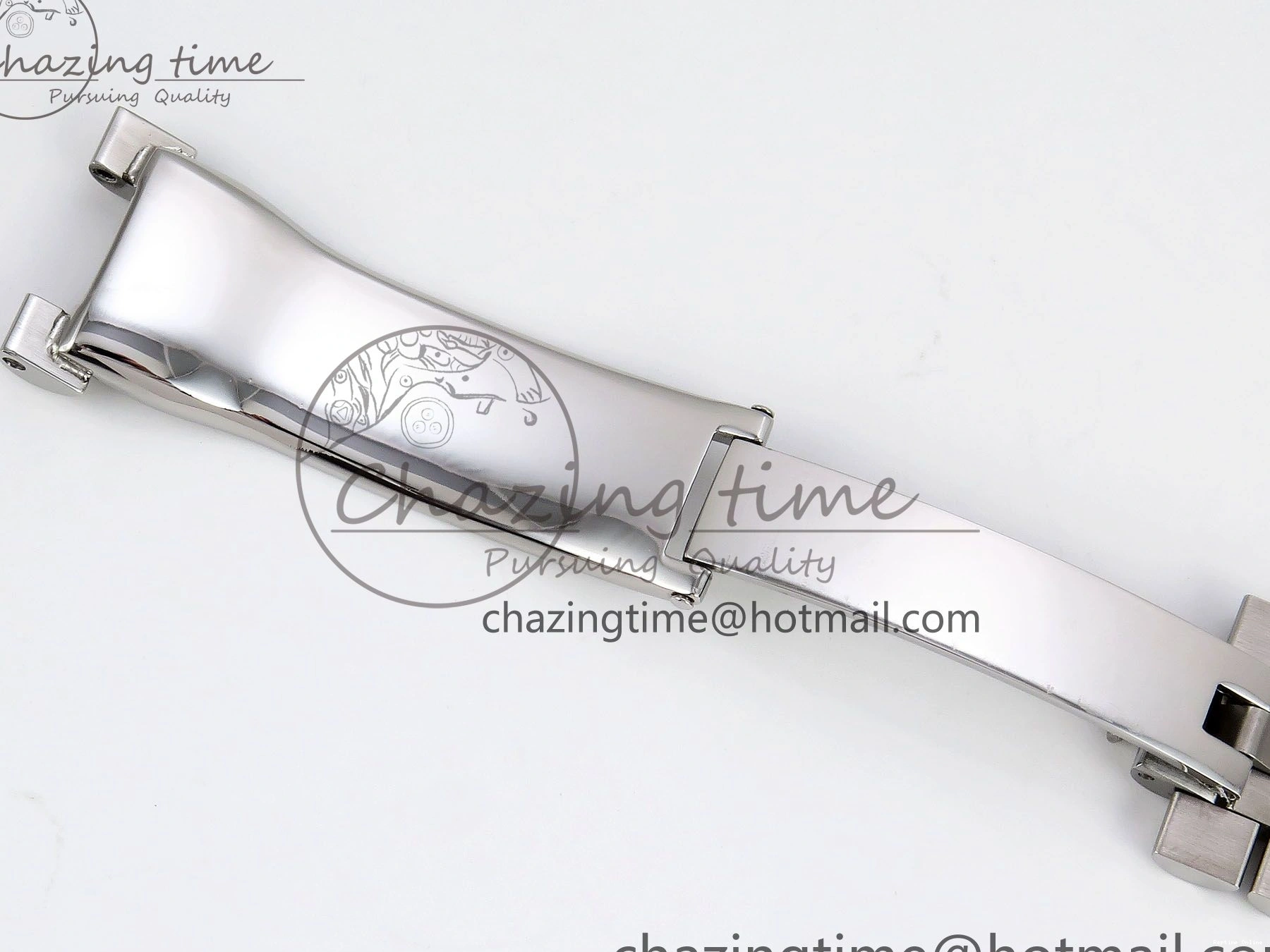 0516 FreshLook DayDate 40 SS JDF 904L Steel Gray Stick Dial on President Bracelet VR3255 V3 (Gain Weight) 1446